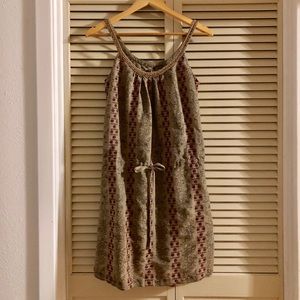 Linen and cotton summer dress.